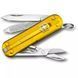 Швейцарський ніж Victorinox Classic 58 мм 7 функцій Жовтий напівпрозорий (0.6223.T81G) V77552851 фото 1
