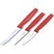 Набор кухонных овощных ножей Victorinox Swiss Classic Paring Set 3 шт Красный (6.7111.3) V77551916 фото 2