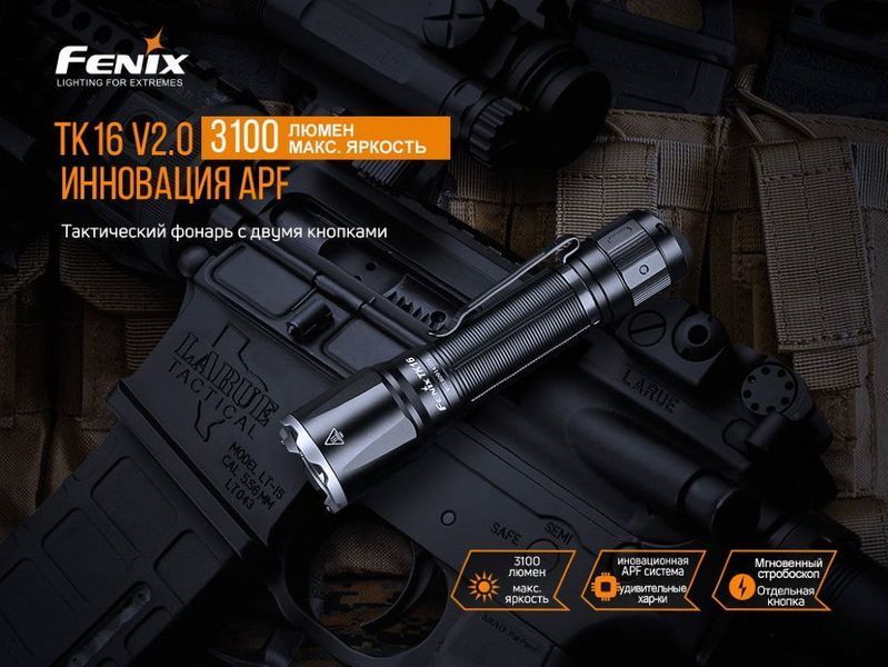 Фонарь ручной Fenix ​​TK16 V2.0, Зеленый 98829 фото