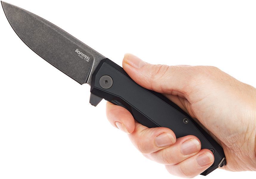 Ніж Lionsteel Myto Black Blade Aluminium Черный MT01A BB MT01A BB 392110 фото