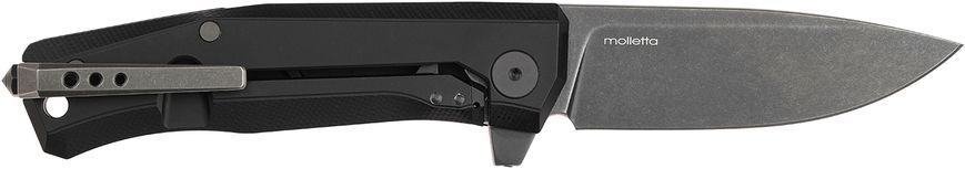 Ніж Lionsteel Myto Black Blade Aluminium Черный MT01A BB MT01A BB 392110 фото