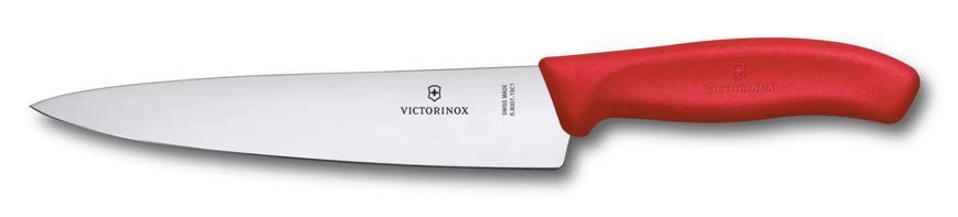 Кухонний шеф-ніж Victorinox Swiss Classic Chef's Червоний блістер 6.8001.19C1B V77554447 фото