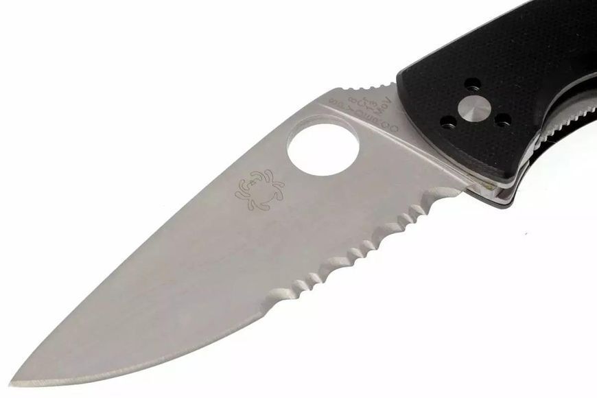 Нож Spyderco Tenacious G-10 Полусеррейтор C122GPS 871042 фото