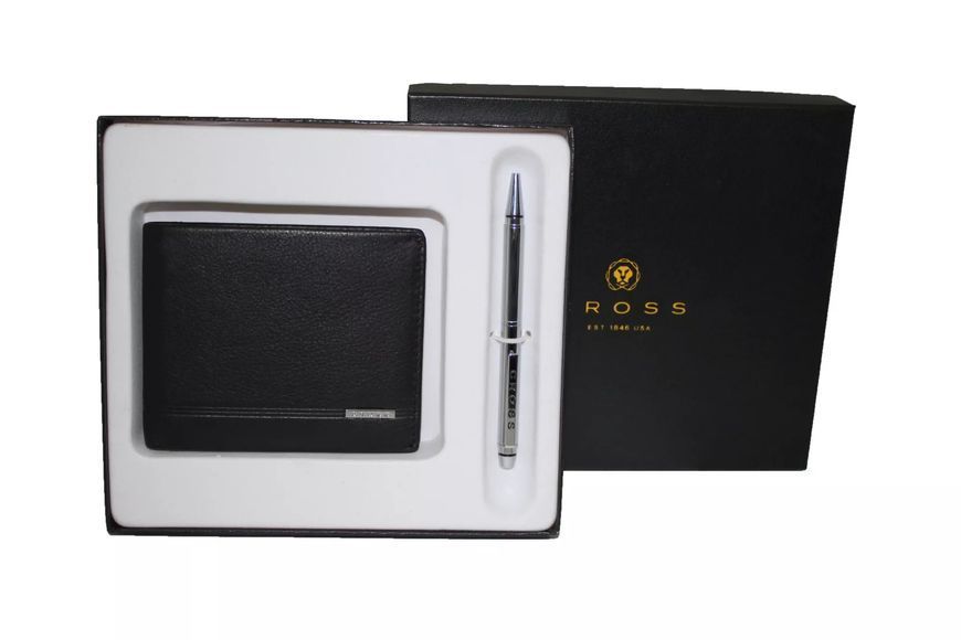 Набір портмоне з ручкою CROSS CLASSIC CENTURY Чорний (ACC436B-1) V77551934 фото