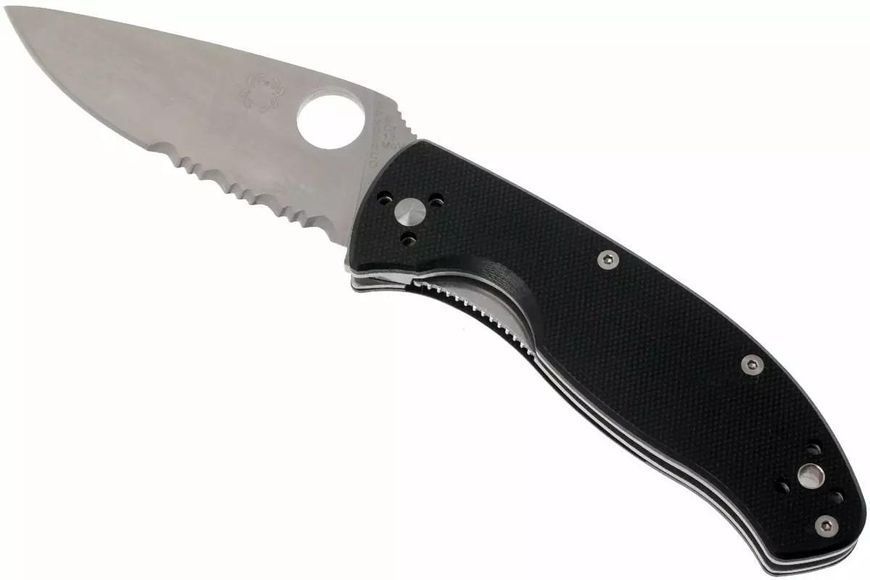 Нож Spyderco Tenacious G-10 Полусеррейтор C122GPS 871042 фото