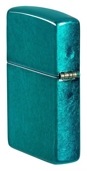 Запальничка Zippo 24004 ZL Classic Candy Teal Zippo Logo 77890054 фото