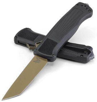Ніж Benchmade Shootout Flat Earth PVD Cruwear Black CF-Elite 5370FE 4008667 фото