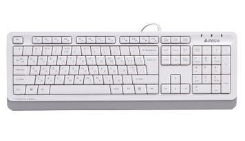Клавиатура A4Tech Fstyler FKS10 (Grey), USB, цвет белый FKS10 (White) 1605231 фото