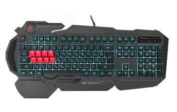 Игровая клавиатура A4Tech Bloody B318 LK Black, черная, подсветка клавиш, USB B318 Bloody (Black) LK Black 1605588 фото