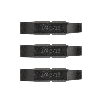 Набір Leatherman з трьох двосторонніх біт з плоскими викрутками 1/4 & 3/16 931025 4007938 фото