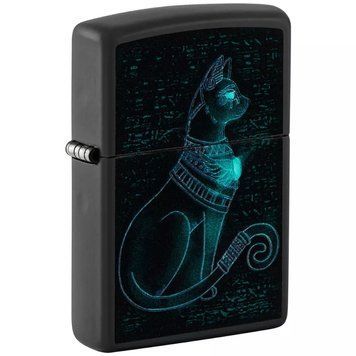 Зажигалка Zippo Spiritual Cat Design Черная 48582 V77550551 фото