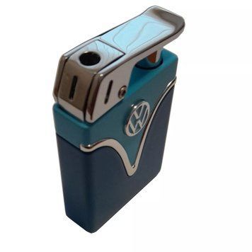 Зажигалка газовая пьезо Licences VW Metal Lighter Tank Сине-голубая (40610129BLU) V77550593 фото