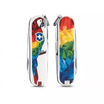 Швейцарський ніж Victorinox Classic LE 2017 Guacamaya 58 мм Різнокольоровий (0.6223.L1709) V77553555 фото