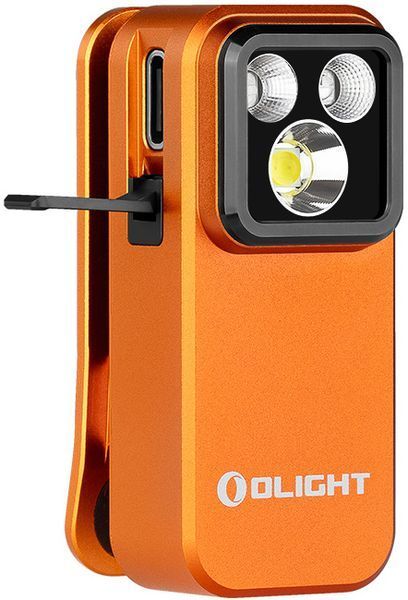 Ліхтар Olight Oclip Pro S Orange 0.0000.3367 (600 Lm) 23705093 фото