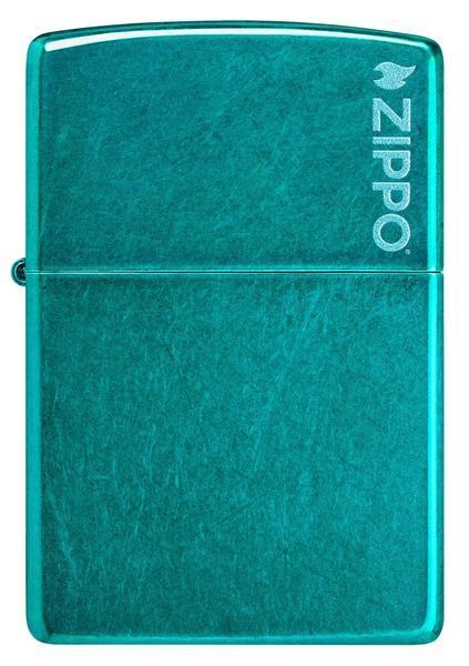 Запальничка Zippo 24004 ZL Classic Candy Teal Zippo Logo 77890054 фото