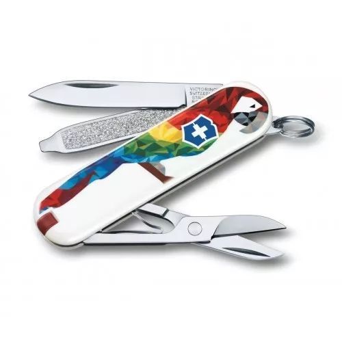 Швейцарский нож Victorinox Classic LE 2017 Guacamaya 58 мм Разноцветный (0.6223.L1709) V77553555 фото