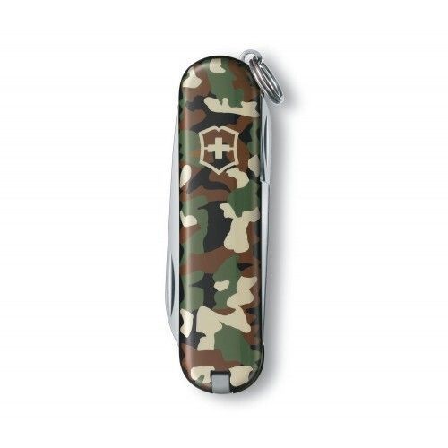 Швейцарський ніж Victorinox Сlassic SD Green camouflage 0.6223.94 4001144 фото