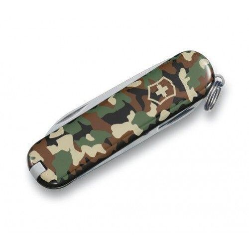 Швейцарський ніж Victorinox Сlassic SD Green camouflage 0.6223.94 4001144 фото