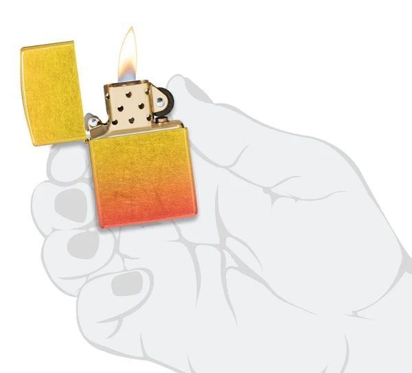 Запальничка Zippo 48458 Ombre Orange Yellow Design 48512 V77553916 фото