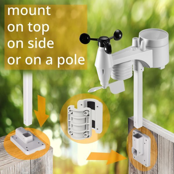 Метеостанція Bresser WIFI ClearView Weather Center 7-in-1 Sensor (7002586) 930255 фото