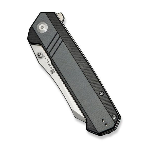 Ніж Sencut Draxor, (9,4 см) 9Cr18MoV / G-10 Сірий S24035-3 999995641 фото