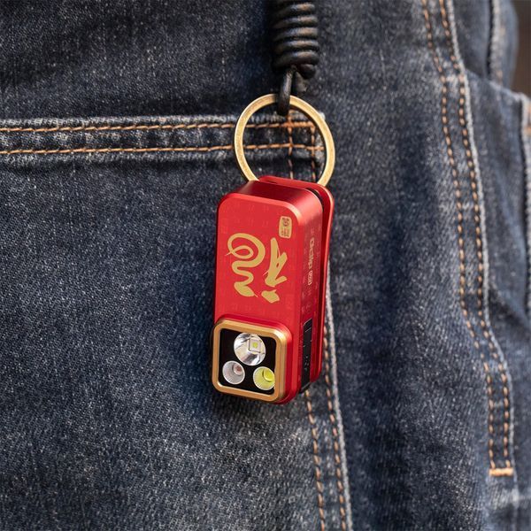 Ліхтар Olight Oclip Pro Fortune Snake Special Edition Red (500 Lm) 0.0000.3132 23704832 фото