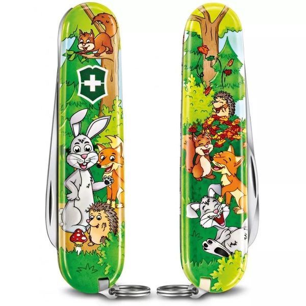 Набір подарунковий дитячий Victorinox My First Children Set Animal Edition Rabbit ніж 84 мм/9 функцій (0.2373.E2) V77551933 фото