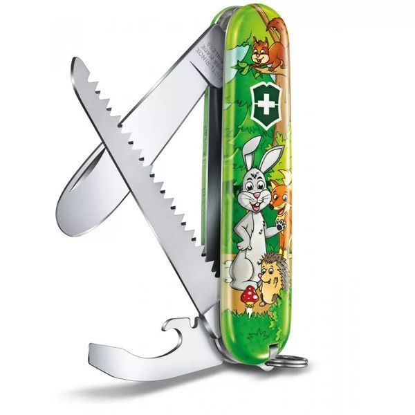 Набір подарунковий дитячий Victorinox My First Children Set Animal Edition Rabbit ніж 84 мм/9 функцій (0.2373.E2) V77551933 фото