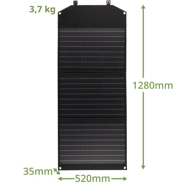 Портативний зарядний пристрій сонячна панель Bresser Mobile Solar Charger 90 Watt USB DC (3810060) 930151 фото