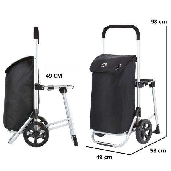 Сумка-візок ShoppingCruiser Shop & Relax 45 Black (604350) 927299 фото