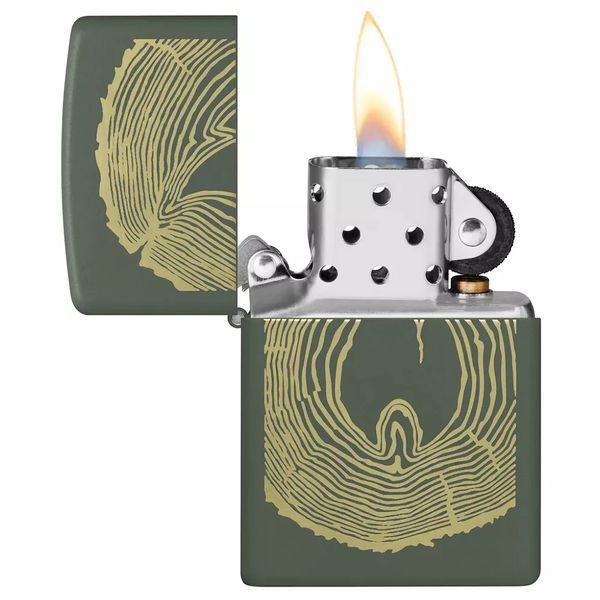 Зажигалка бензиновая Zippo Wood Ring Design (48959) V77550916 фото