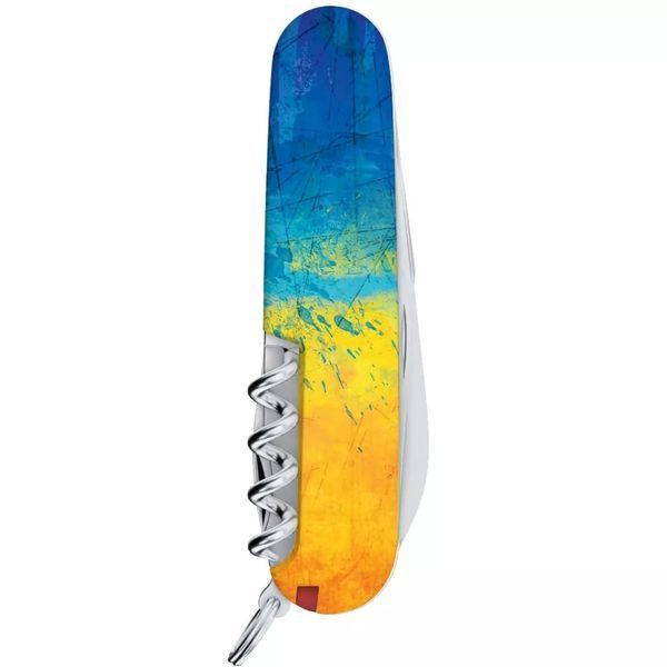 Швейцарський ніж Victorinox Spartan Ukraine 91 мм 13 функцій Жовто-синій (1.3603.7_T3100pw) V77552814 фото