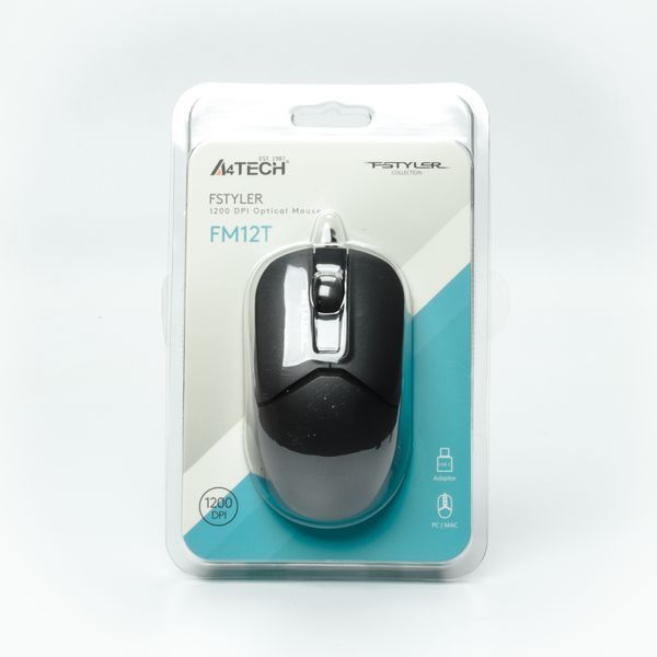 Мышь A4Tech Fstyler FM12T (Black), USB, цвет черный FM12T (Black) 1606346 фото