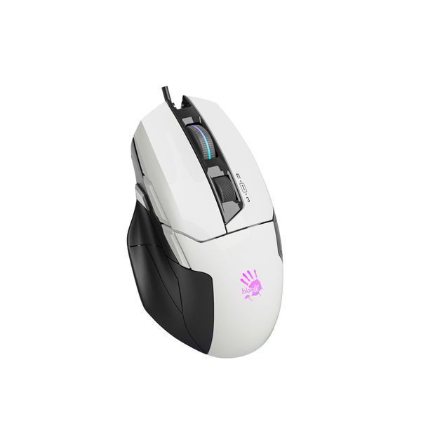 Миша ігрова A4Tech W70 Max Bloody, колір білий+чорний, активоване ПЗ Bloody W70 Max Bloody (Panda White) 1604869 фото