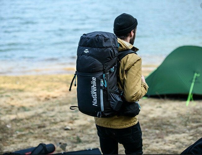 Рюкзак туристичний Naturehike NH18Y045-Q, 45 л, Чорний 83011 фото