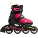 Rollerblade роликовые коньки Microblade pink-light green 36.5-40 29286 фото 2
