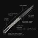 Ніж Ocaso Solstice Engraved titanium Scroll Pattern Black 10ESB 4009337 фото 6