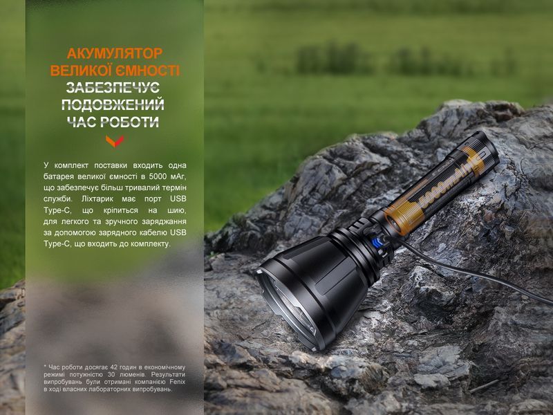 Далекобійний ліхтар Fenix HT18R 98497 фото