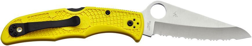 Ніж Spyderco Pacific Salt 2 FRN Yellow Cеррейтор C91SYL2 871418 фото