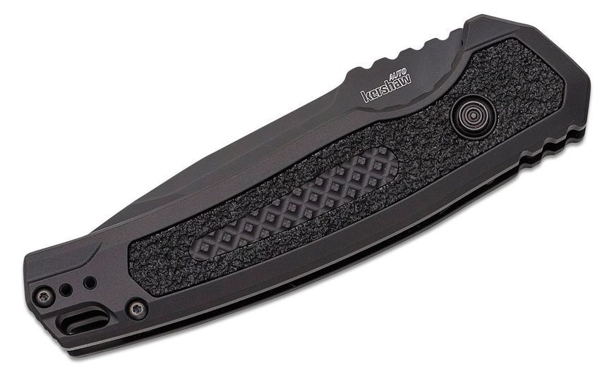 Ніж Kershaw Launch 16 Black Blade Напівсеррейтор Чорний 7105 17400604 фото