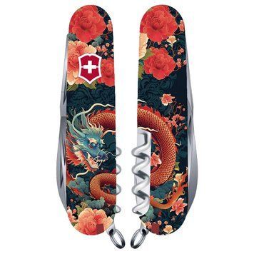 Швейцарський ніж Victorinox Swiss Army Huntsman Zodiac Китайський дракон 1.3713_Z3200p 4008908 фото
