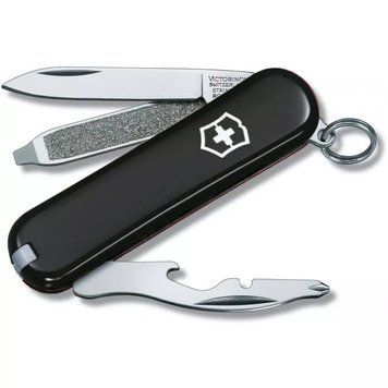 Швейцарський ніж Victorinox Rally 58мм 9 функцій Чорний (0.6163.3) V77552802 фото