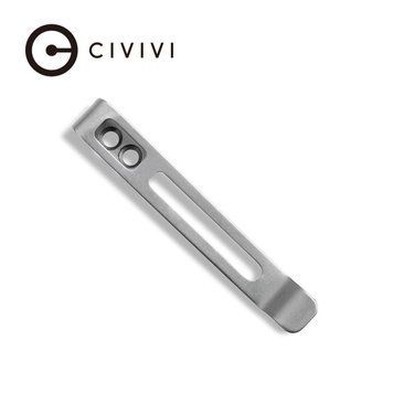 Кліпса кишенькова сталева Civivi без гвинтів CA-05B-V1 100002203 фото