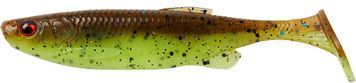 Силікон Savage Gear Fat Minnow T-Tail 130мм 20.0g Chartreuse Pumpkin (поштучно) 18544303 фото