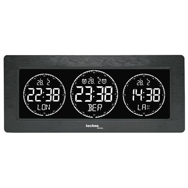 Часы настольные Technoline WT458 Black (WT458) DAS302480 фото