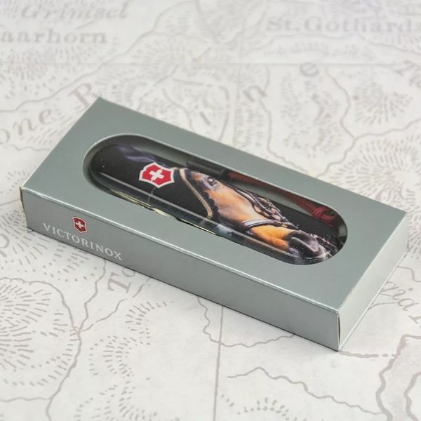 Швейцарский нож Victorinox Spartan Zodiac Королевский конь Черный глянцевый 1.3603.3.Z5290pk V77554158 фото