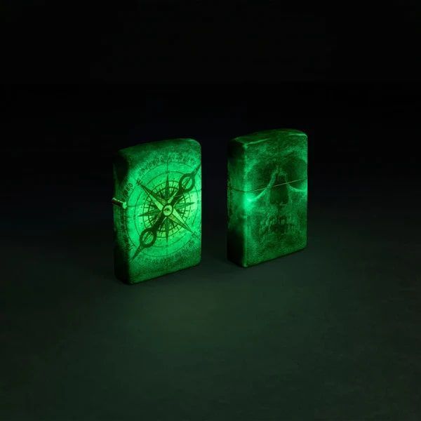 Зажигалка Zippo 48562 Compass Ghost Design Светиться в темноте V77553917 фото