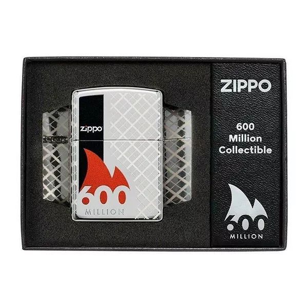 Запальничка Zippo 600th Million High Polish Chrome 49272 Колекційна V77551223 фото