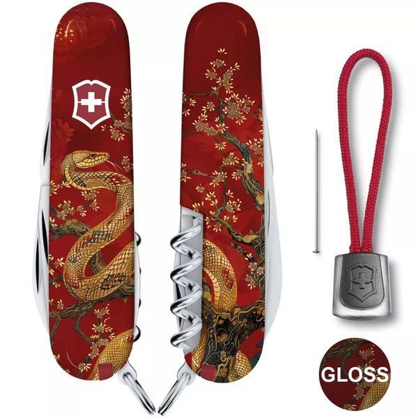 Швейцарський ніж Victorinox Spartan Zodiac Золота змія 1.3603_Z4200pk V77554166 фото