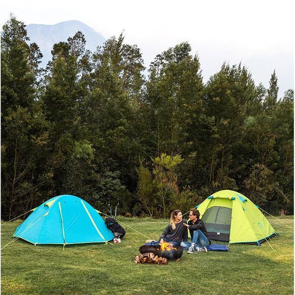 Намет двомісний Naturehike P-Series NH18Z022-P, 210T/65D, світлий салатний 97817 фото